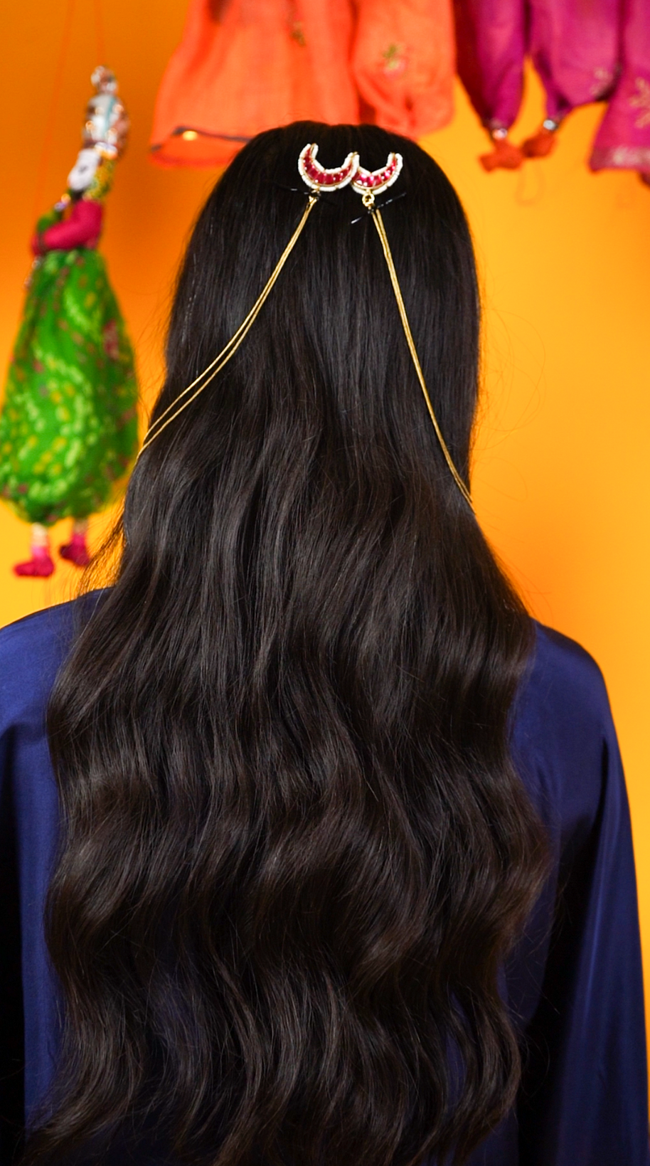 Razia Sultana - jhumka with Ear chain